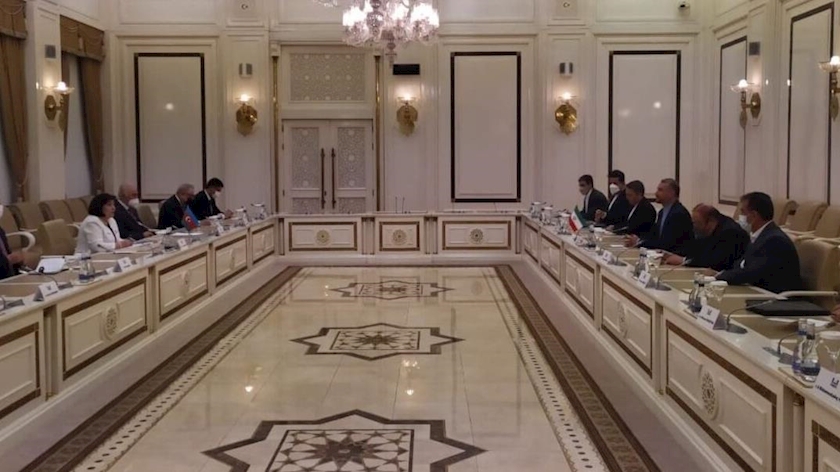 Iranpress: Iran FM meets parliament speaker of Azerbaijan Republic