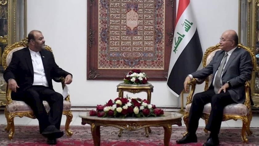 Iranpress: Iranian minister, Iraqi Pres. meet, confer on enhancing bilateral ties