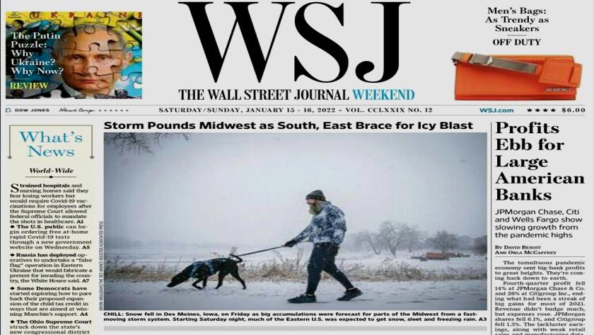 Iranpress: World Newspapers: US National Weather Service warns of icy roads, power outages 