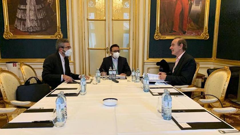 Iranpress: Bagheri, Enrique Mora talk about JCPOA 