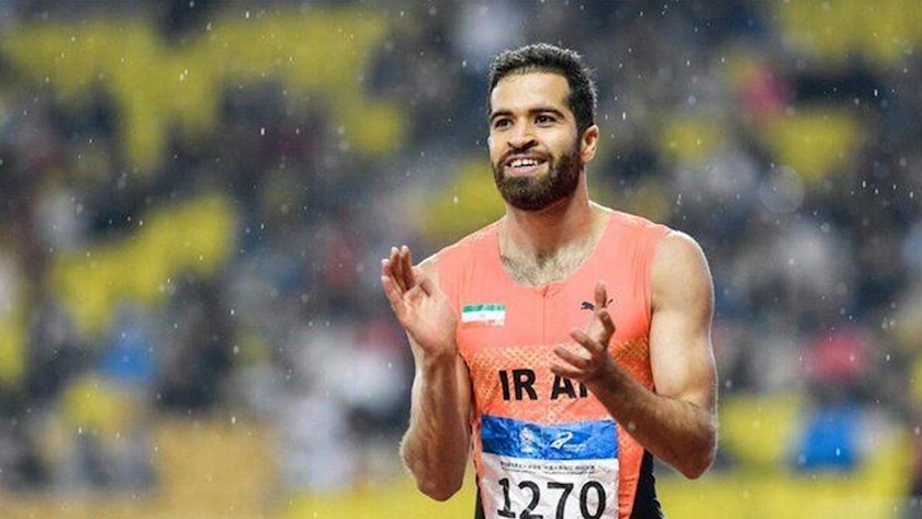 Iranpress: Iran fastest man ranks 3rd in French Indoor Athletics Championships