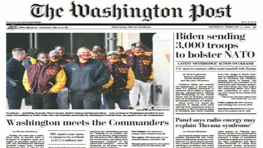 Iranpress: World Newspapers: Biden sending 3,000 troops to bolster NATO