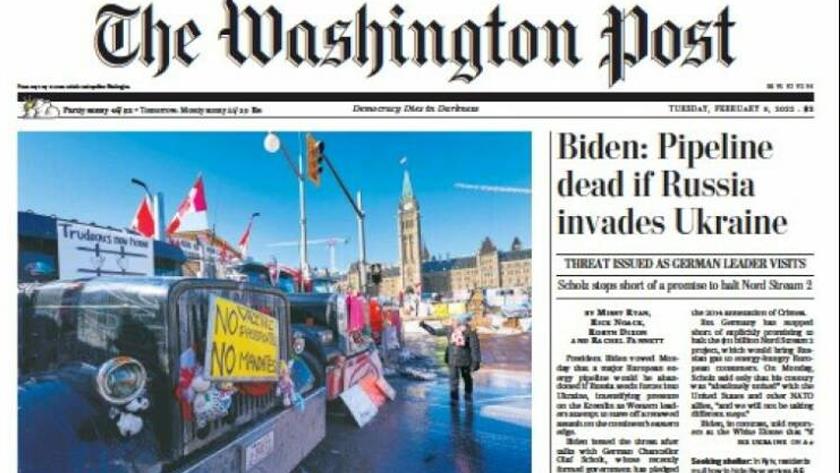 Iranpress: World Newspapers: Biden says pipeline dead if Russia attacks Ukraine