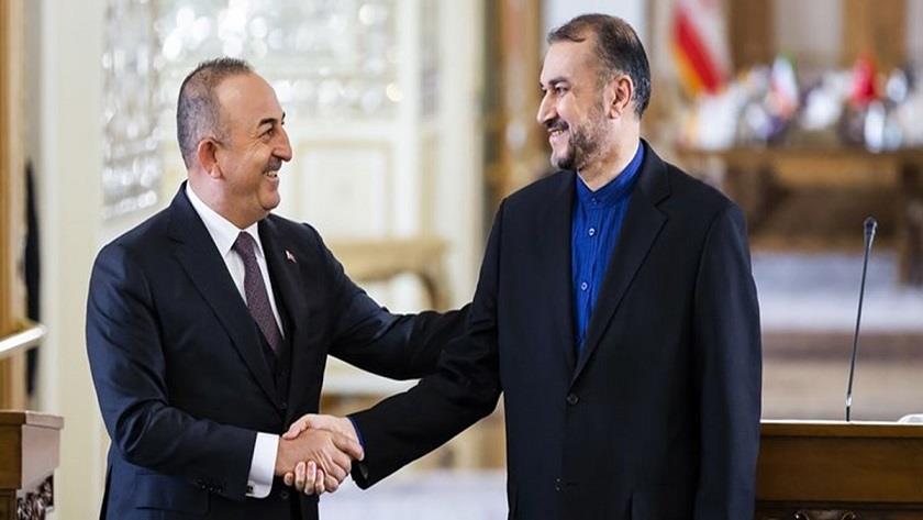 Iranpress: Amir-Abdollahian wishes good health to Turkish Foreign Minister