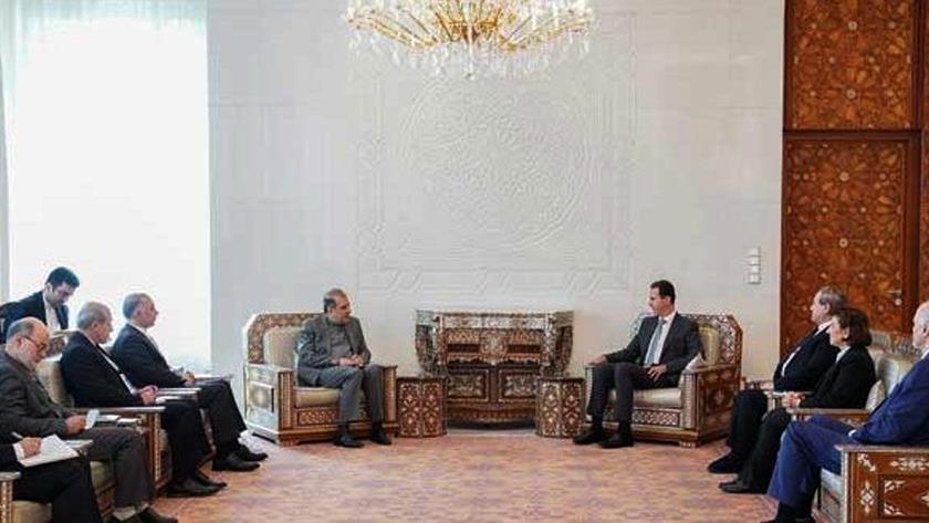 Iranpress: Syrian pres. calls on strengthening cooperation with Iran