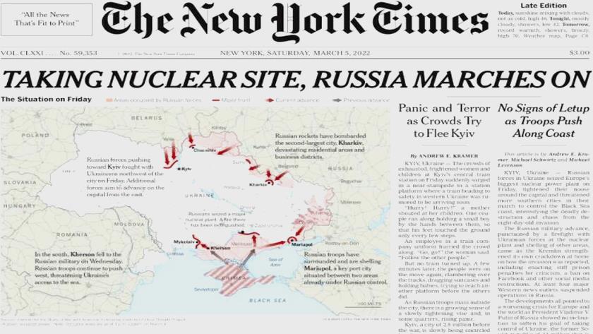 Iranpress: World Newspapers: Taking nuclear site, Russia marches on 