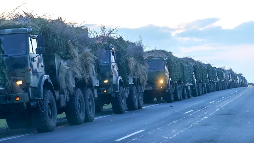 Iranpress: Massive Russian convoy redeployed around Kyiv