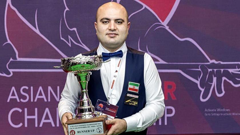 Iranpress: Iranian cueist wins 2022 Asian Snooker Championships