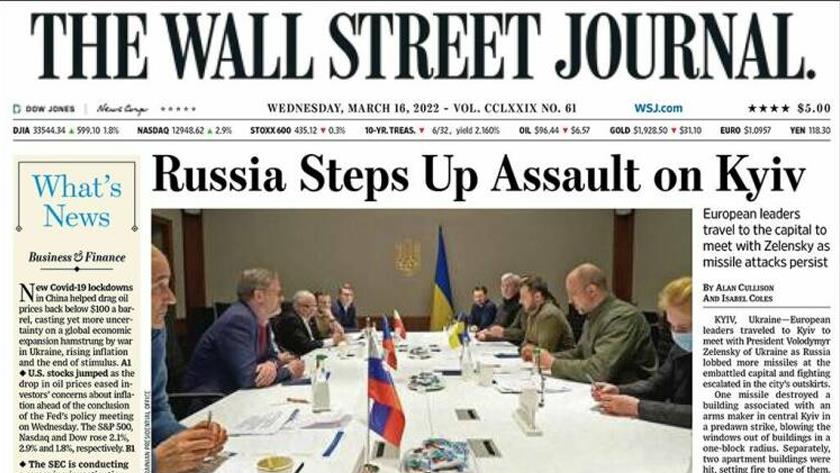 Iranpress: World Newspapers: Russia steps up assault on Kyiv  