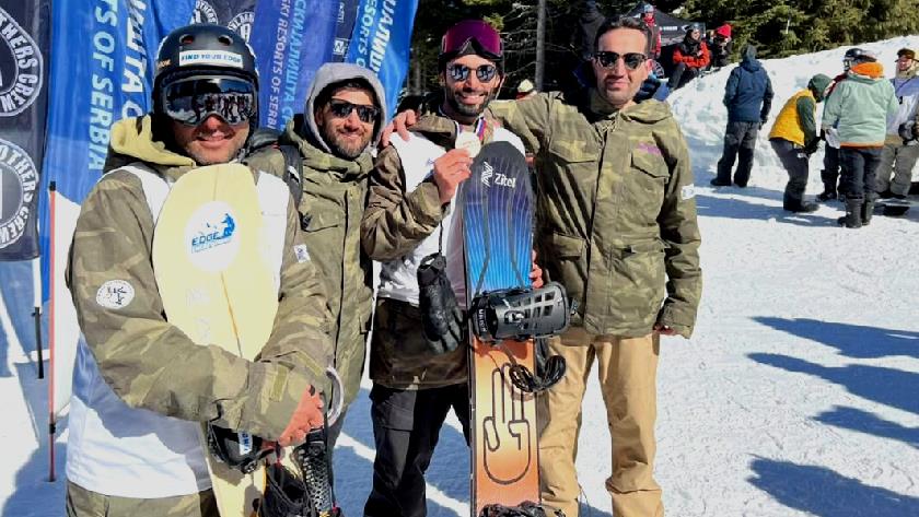 Iranpress: Iranian athlete stands 3rd in World Ski Championships