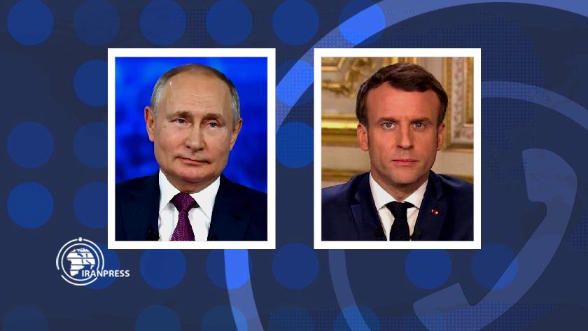 Iranpress: Russian, French presidents discuss Ukraine issue over phone