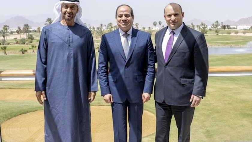 Iranpress: Bennett, Sisi, bin Zayed discuss regional cooperation against Iran