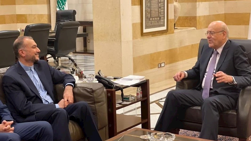 Iranpress: Iran FM, Lebanese PM discuss bilateral relations, int