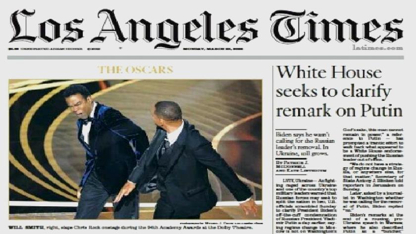 Iranpress: World Newspapers: The Oscar night feud between Chris Rock and Will Smith has history