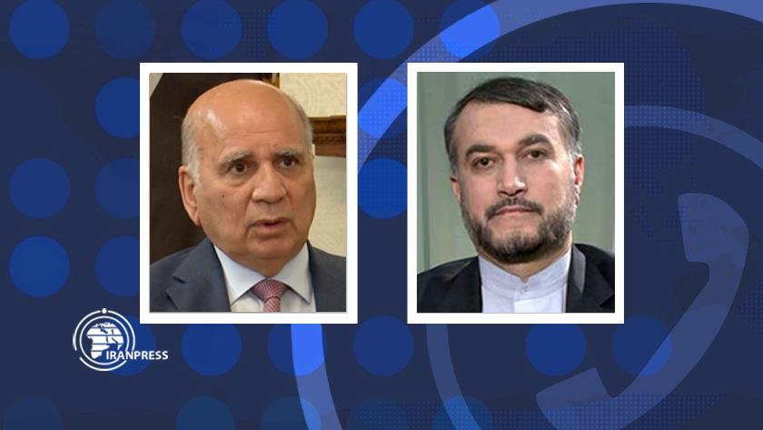 Iranpress: Iran, Iraq FMs stress on implementation of previous agreements
