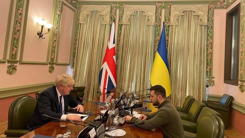 Iranpress: British PM meets Ukrainian President in Kyiv