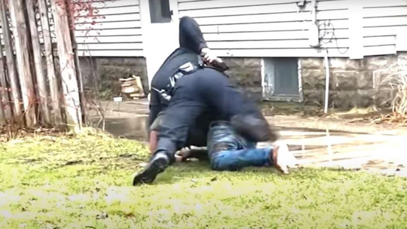 Iranpress: Video shows Michigan police fatally shot killed black man