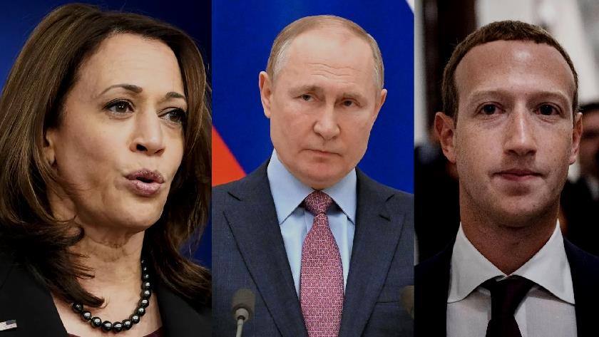 Iranpress: Russia sanctions Kamala Harris, Zuckerberg