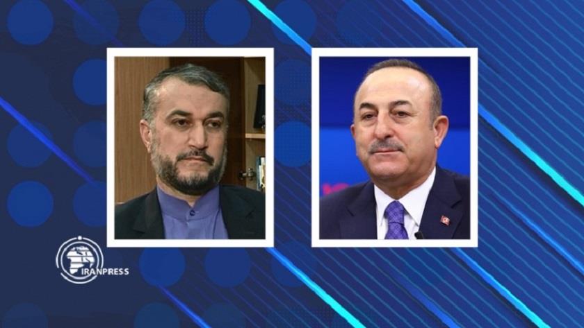 Iranpress: Iranian, Turkish FMs hold telephone consultations