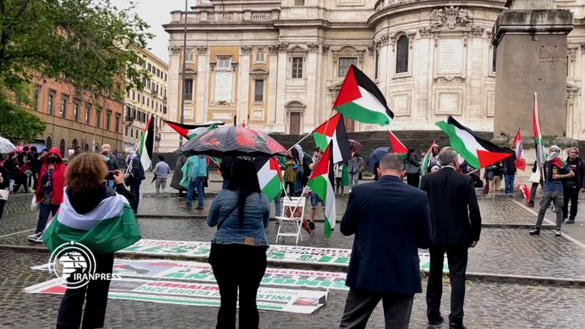 Iranpress: Anti-Isreal rally held in Rome