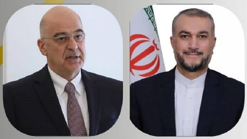 Iranpress: Iranian, Greek foreign ministers hold phone call