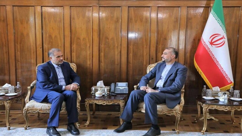 Iranpress: Amir-Abdollahian meets Iranian ambassador to Russia