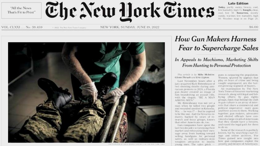 Iranpress: World Newspapers: Gun makers harness fear to supercharge sales in US 