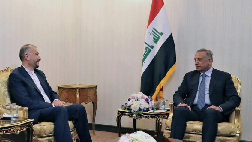 Iranpress: Iran FM, Iraqi PM confer on bilateral ties