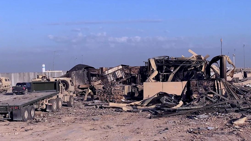 Iranpress: Fire engulfs US air base in Iraq