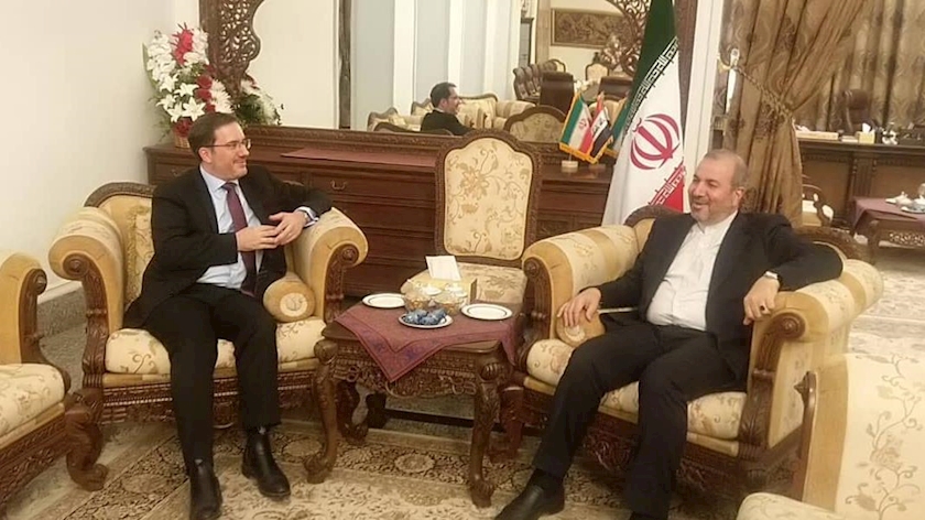 Iranpress: Iran, Britain ambassadors in Baghdad discuss regional developments