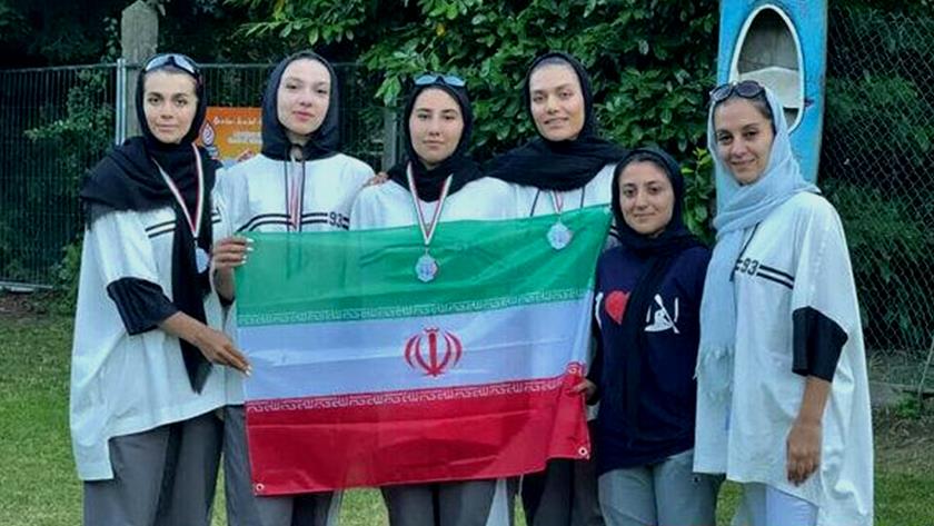Iranpress: Iranian female rafting team clinches silver in Euro Cup