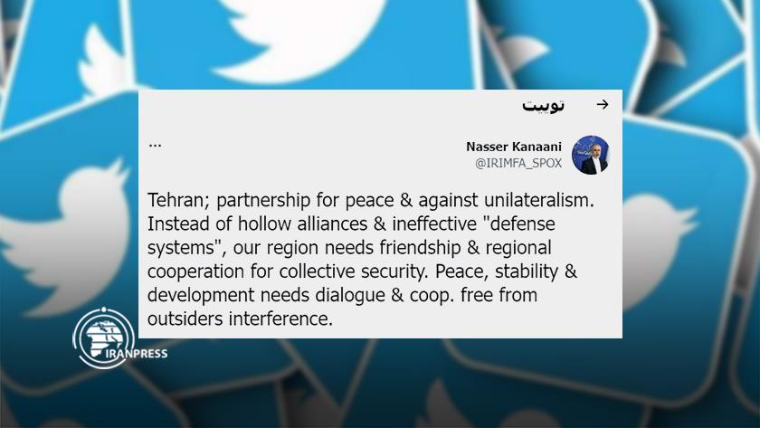 Iranpress: West Asian region needs friendship, regional cooperation for collective security