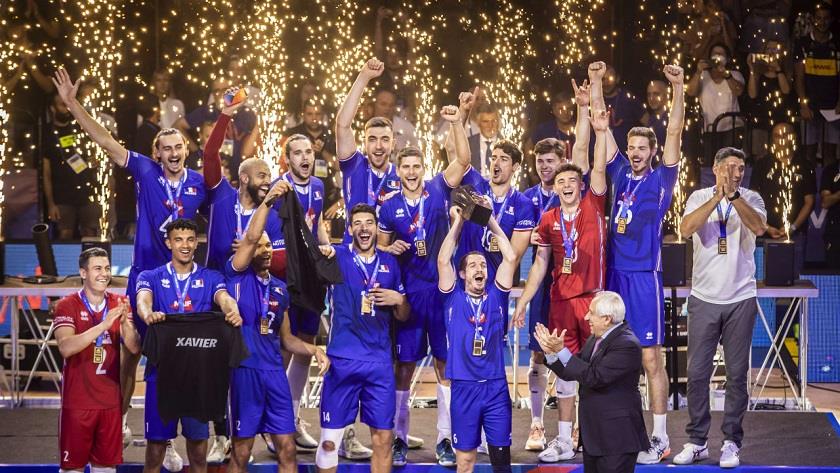 Iranpress: France wins Volleyball Nations League championship