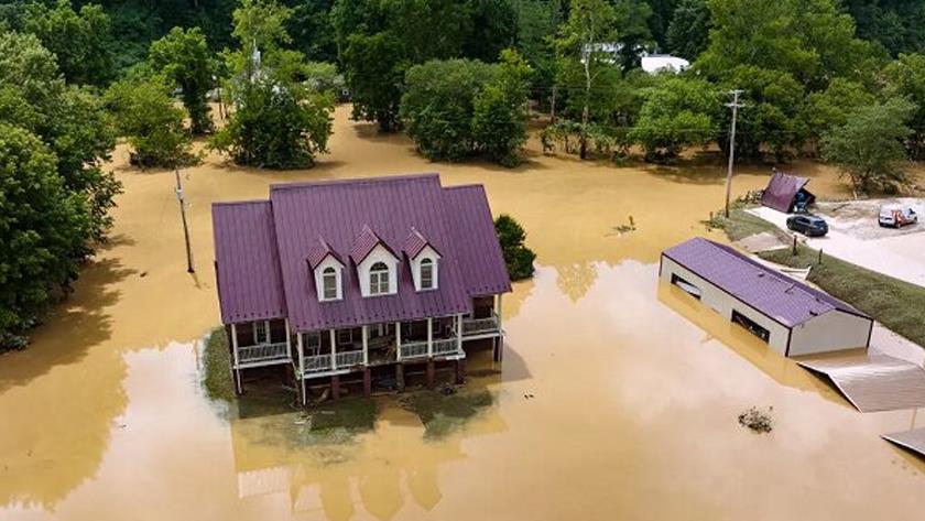 Iranpress: US Kentucky flood, death toll reaches to 25