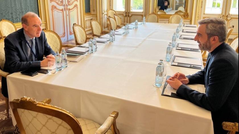 Iranpress: Bagheri, Mora mull over JCPOA revival in Vienna