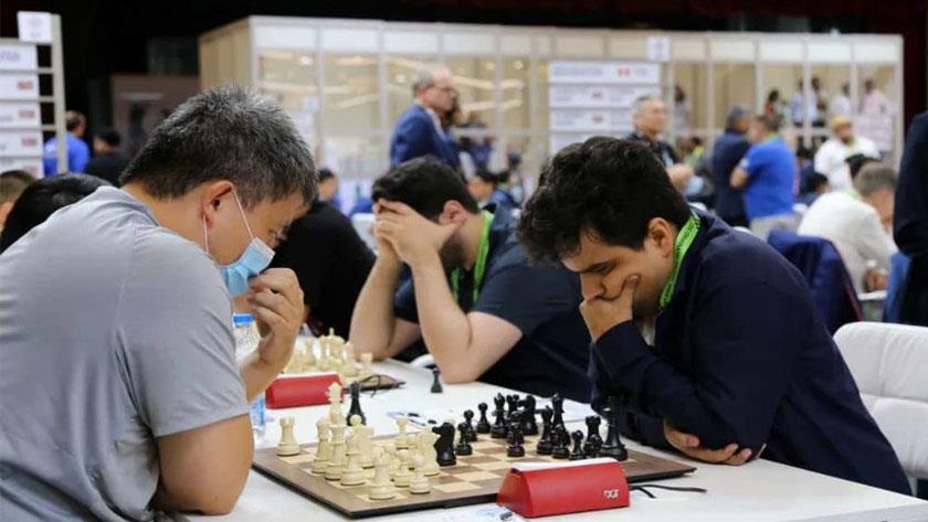 Iranpress: Iran men’s chess team wins in 7th round of World Chess Olympiad