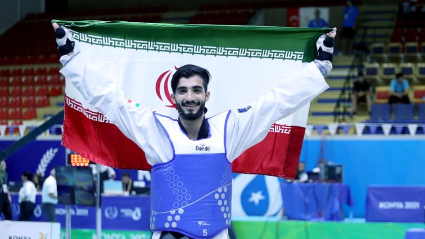 Iranpress: Konya Games; Two Iranian ascend to finals of taekwondo competitions