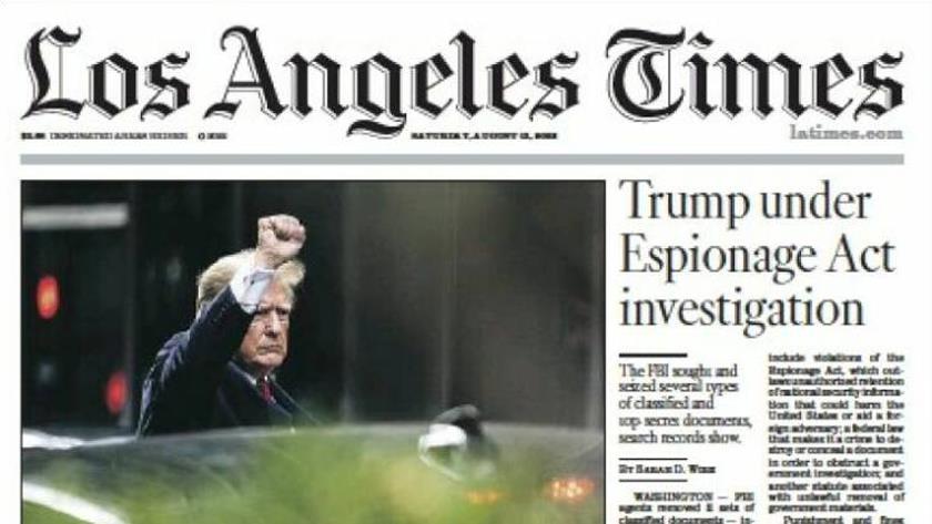 Iranpress: World Newspapers: Trump under Espionage Act investigation