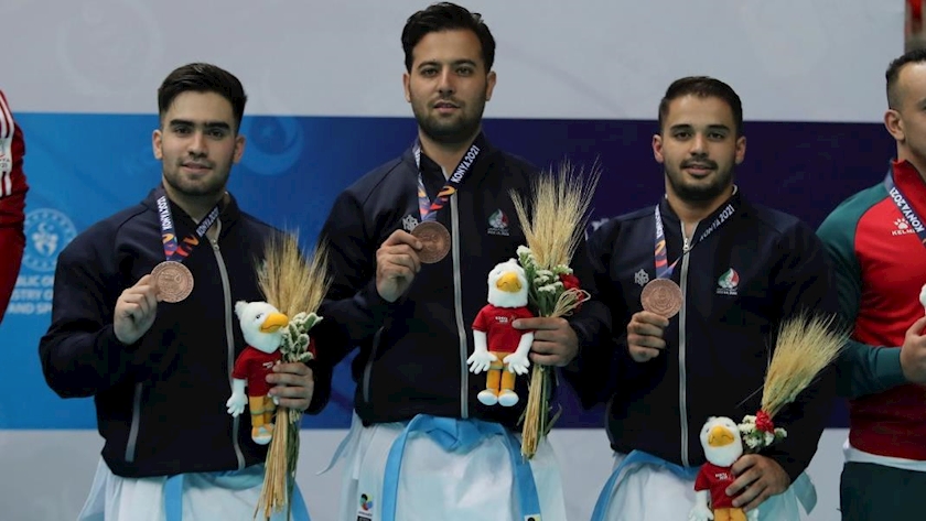 Iranpress: Konya Games; Iranian Karatekas bag 8 medals
