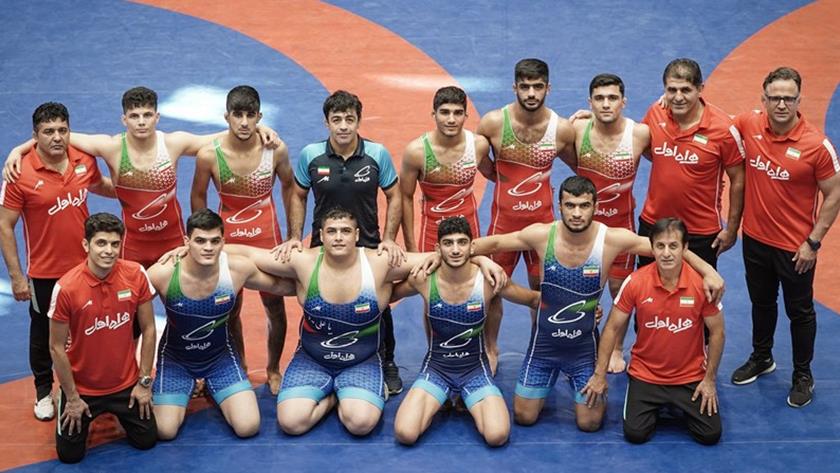 Iranpress: Iranian Greco-Roman wrestlers crowned world champs