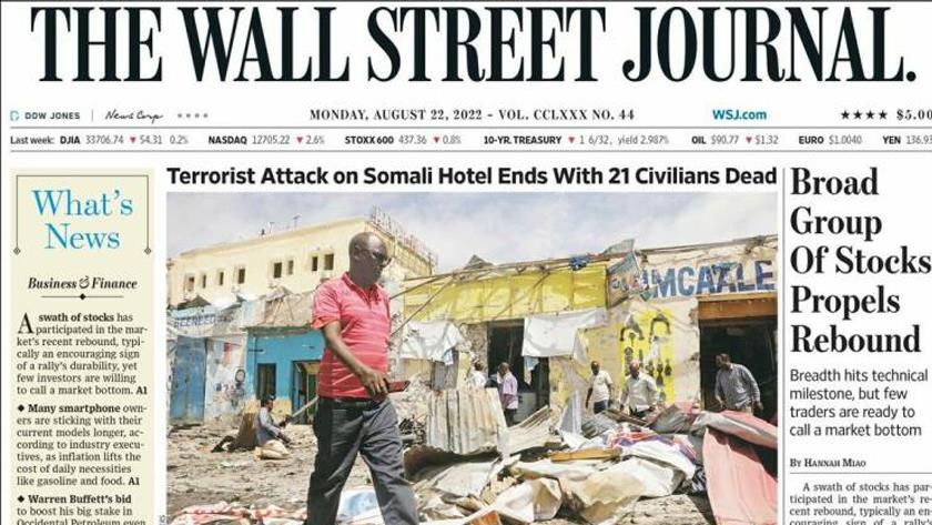 Iranpress: World Newspapers: Terrorist attack on Somali hotel ends with 21 civilian dead