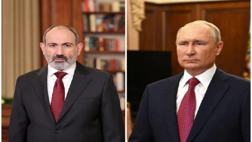 Iranpress: Putin, Pashinyan hold telephone conversation