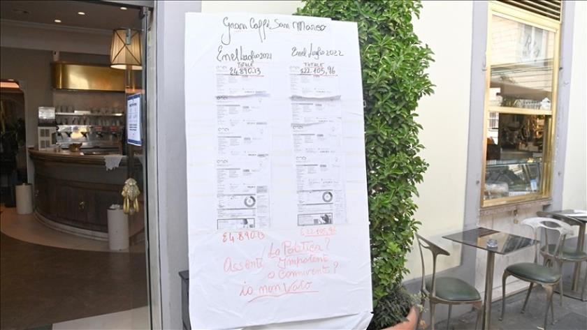 Iranpress: Italian retailers put their energy bills on display