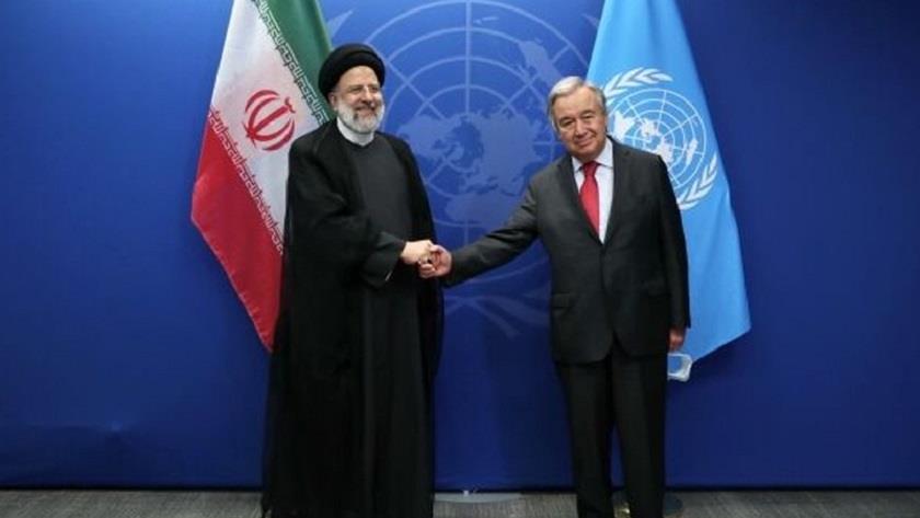 Iranpress: Iranian President confers with UN Secretary-General in New York