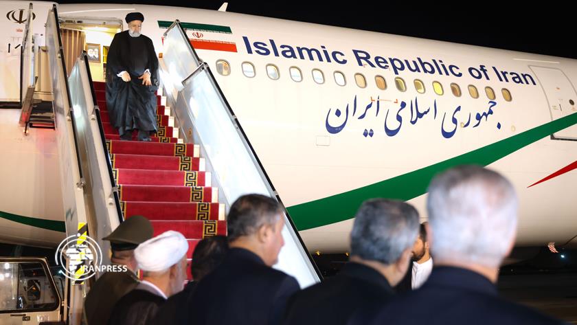 Iranpress: President Raisi arrives in Tehran 