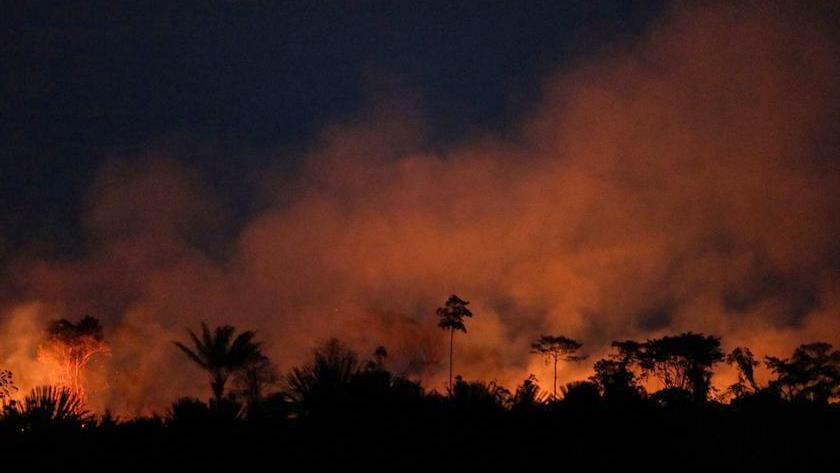 Iranpress: Fires in Brazil