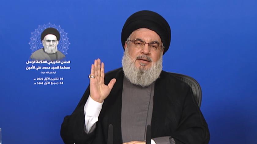 Iranpress: Iran invincible with its Leader and people: Nasrallah
