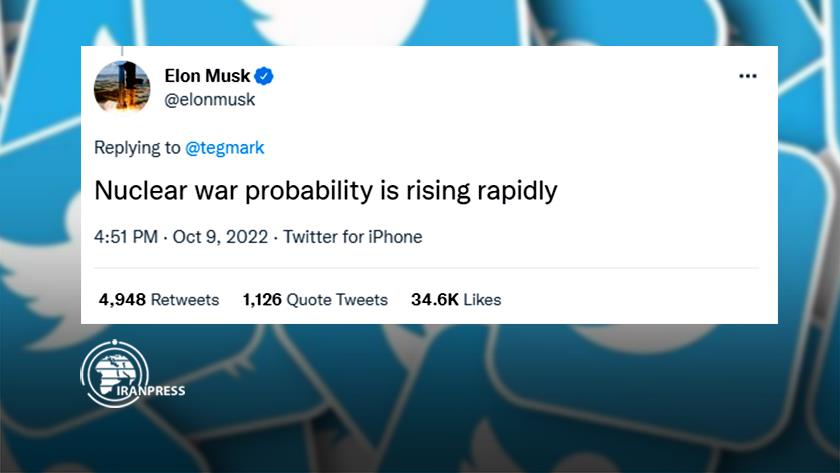 Iranpress: Elon Musk raises concern over possible nuclear war