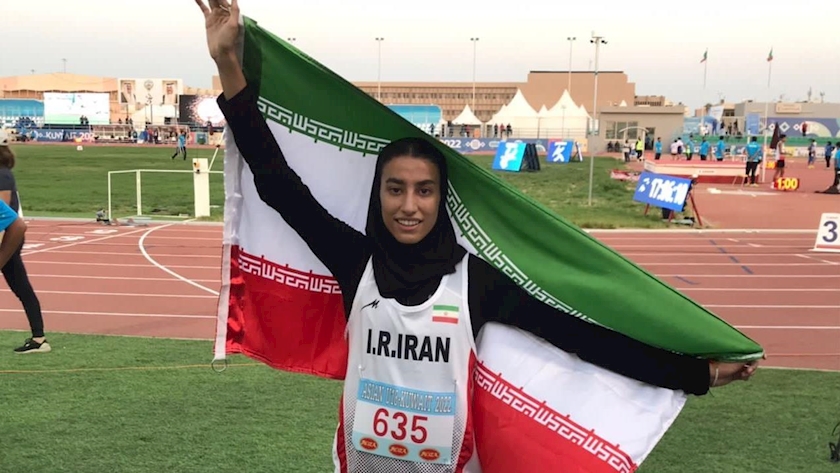 Iranpress: Iranian female athlete makes history in AsianChampionship