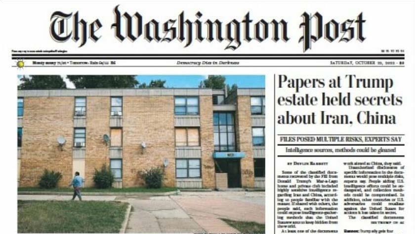 Iranpress: World Newspapers: Papers at Trump estate held secrets about Iran, China
